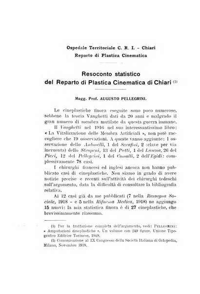 Archivio di ortopedia pubblicazione ufficiale del Pio istituto dei rachitici <1924-1950>