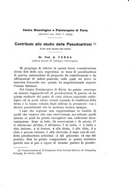 Archivio di ortopedia pubblicazione ufficiale del Pio istituto dei rachitici <1924-1950>