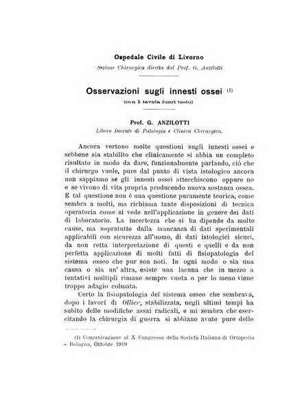 Archivio di ortopedia pubblicazione ufficiale del Pio istituto dei rachitici <1924-1950>