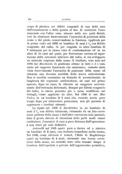 Archivio di ortopedia pubblicazione ufficiale del Pio istituto dei rachitici <1924-1950>