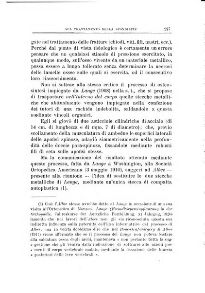 Archivio di ortopedia pubblicazione ufficiale del Pio istituto dei rachitici <1924-1950>