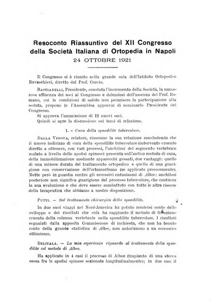 Archivio di ortopedia pubblicazione ufficiale del Pio istituto dei rachitici <1924-1950>