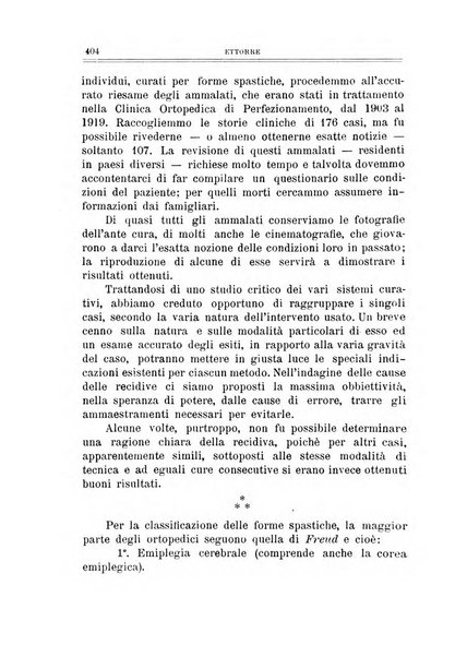 Archivio di ortopedia pubblicazione ufficiale del Pio istituto dei rachitici <1924-1950>