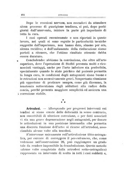 Archivio di ortopedia pubblicazione ufficiale del Pio istituto dei rachitici <1924-1950>