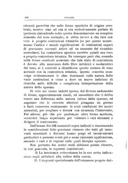 Archivio di ortopedia pubblicazione ufficiale del Pio istituto dei rachitici <1924-1950>