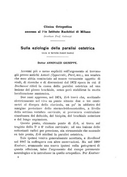 Archivio di ortopedia pubblicazione ufficiale del Pio istituto dei rachitici <1924-1950>