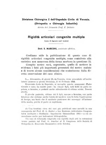 Archivio di ortopedia pubblicazione ufficiale del Pio istituto dei rachitici <1924-1950>