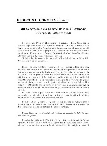 Archivio di ortopedia pubblicazione ufficiale del Pio istituto dei rachitici <1924-1950>