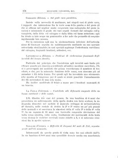 Archivio di ortopedia pubblicazione ufficiale del Pio istituto dei rachitici <1924-1950>