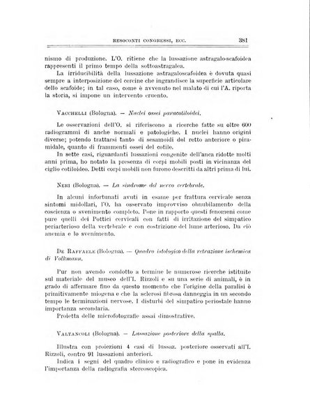 Archivio di ortopedia pubblicazione ufficiale del Pio istituto dei rachitici <1924-1950>