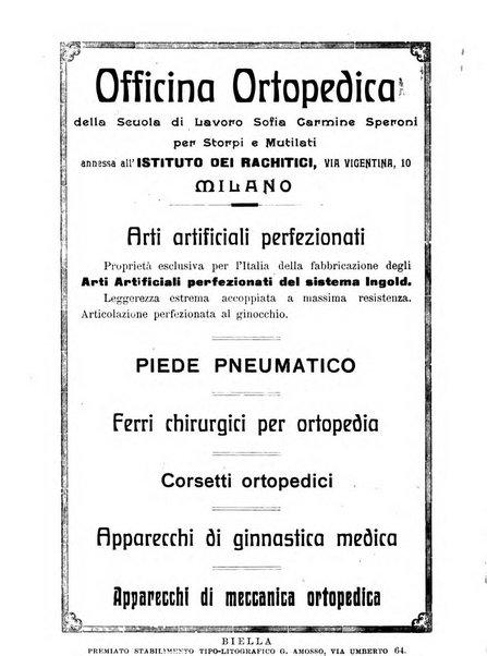 Archivio di ortopedia pubblicazione ufficiale del Pio istituto dei rachitici <1924-1950>