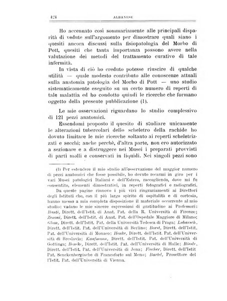 Archivio di ortopedia pubblicazione ufficiale del Pio istituto dei rachitici <1924-1950>