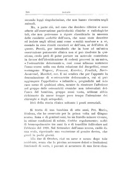 Archivio di ortopedia pubblicazione ufficiale del Pio istituto dei rachitici <1924-1950>