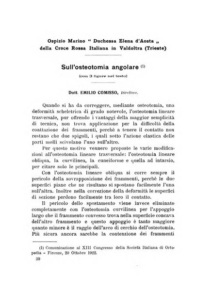 Archivio di ortopedia pubblicazione ufficiale del Pio istituto dei rachitici <1924-1950>