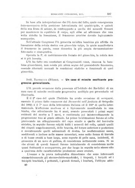 Archivio di ortopedia pubblicazione ufficiale del Pio istituto dei rachitici <1924-1950>