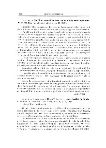 Archivio di ortopedia pubblicazione ufficiale del Pio istituto dei rachitici <1924-1950>