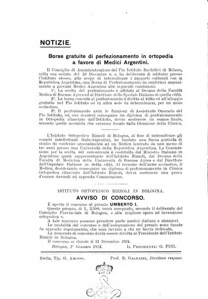 Archivio di ortopedia pubblicazione ufficiale del Pio istituto dei rachitici <1924-1950>