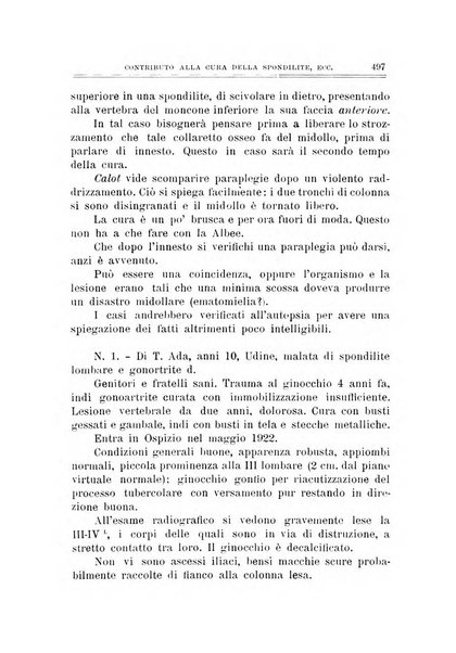 Archivio di ortopedia pubblicazione ufficiale del Pio istituto dei rachitici <1924-1950>