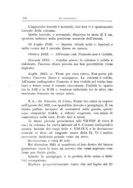 Archivio di ortopedia pubblicazione ufficiale del Pio istituto dei rachitici <1924-1950>