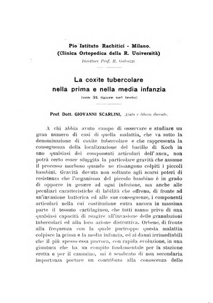 Archivio di ortopedia pubblicazione ufficiale del Pio istituto dei rachitici <1924-1950>