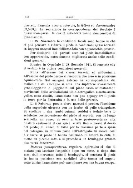 Archivio di ortopedia pubblicazione ufficiale del Pio istituto dei rachitici <1924-1950>