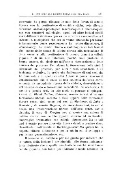 Archivio di ortopedia pubblicazione ufficiale del Pio istituto dei rachitici <1924-1950>