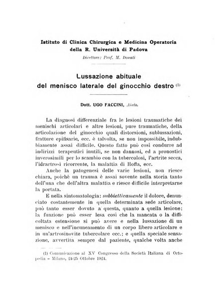 Archivio di ortopedia pubblicazione ufficiale del Pio istituto dei rachitici <1924-1950>