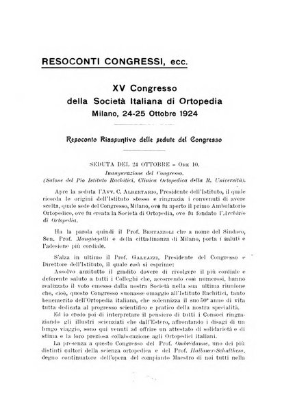 Archivio di ortopedia pubblicazione ufficiale del Pio istituto dei rachitici <1924-1950>