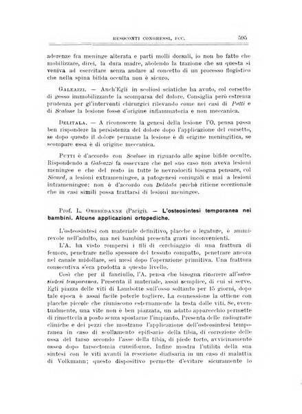 Archivio di ortopedia pubblicazione ufficiale del Pio istituto dei rachitici <1924-1950>