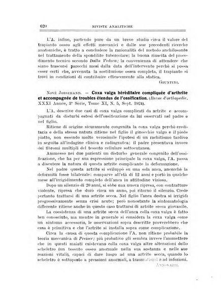 Archivio di ortopedia pubblicazione ufficiale del Pio istituto dei rachitici <1924-1950>