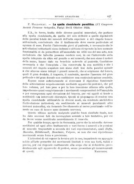 Archivio di ortopedia pubblicazione ufficiale del Pio istituto dei rachitici <1924-1950>