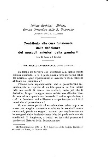 Archivio di ortopedia pubblicazione ufficiale del Pio istituto dei rachitici <1924-1950>