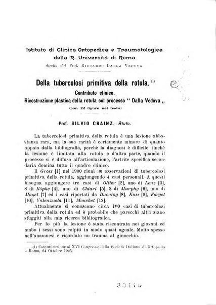 Archivio di ortopedia pubblicazione ufficiale del Pio istituto dei rachitici <1924-1950>