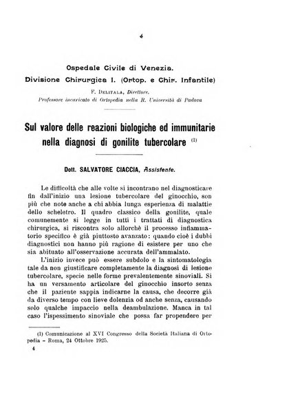 Archivio di ortopedia pubblicazione ufficiale del Pio istituto dei rachitici <1924-1950>