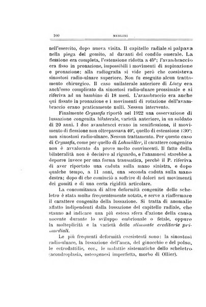 Archivio di ortopedia pubblicazione ufficiale del Pio istituto dei rachitici <1924-1950>