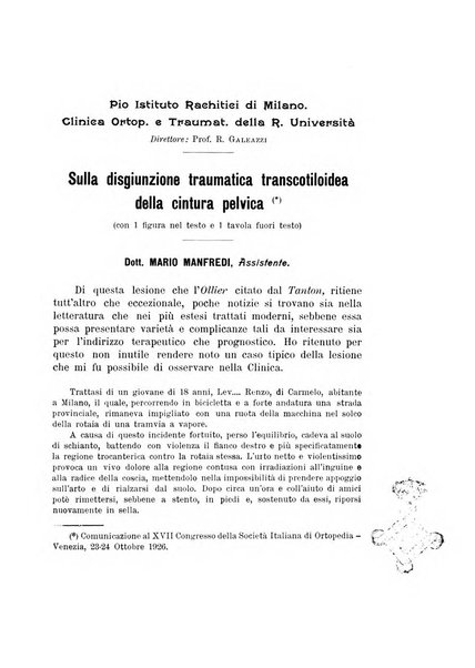 Archivio di ortopedia pubblicazione ufficiale del Pio istituto dei rachitici <1924-1950>