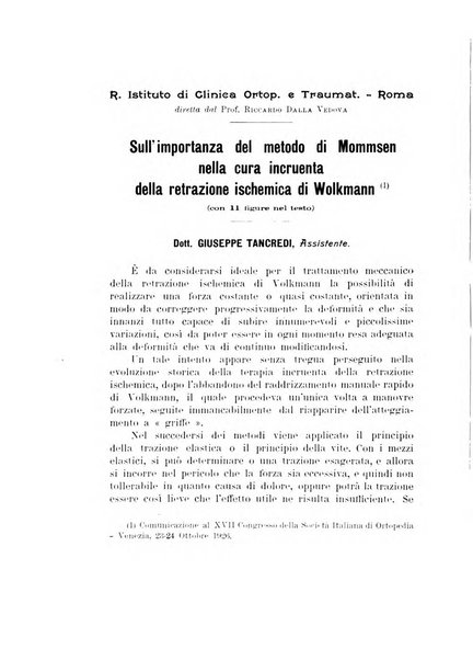 Archivio di ortopedia pubblicazione ufficiale del Pio istituto dei rachitici <1924-1950>