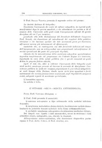 Archivio di ortopedia pubblicazione ufficiale del Pio istituto dei rachitici <1924-1950>