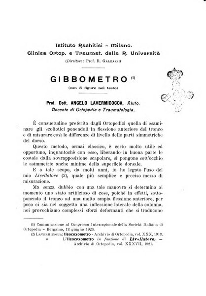 Archivio di ortopedia pubblicazione ufficiale del Pio istituto dei rachitici <1924-1950>