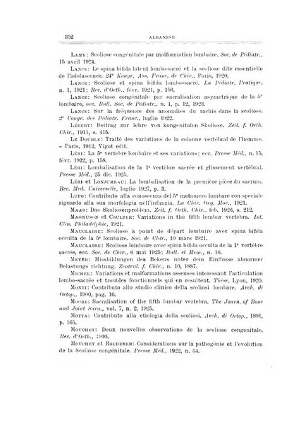 Archivio di ortopedia pubblicazione ufficiale del Pio istituto dei rachitici <1924-1950>