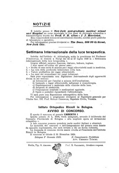 Archivio di ortopedia pubblicazione ufficiale del Pio istituto dei rachitici <1924-1950>