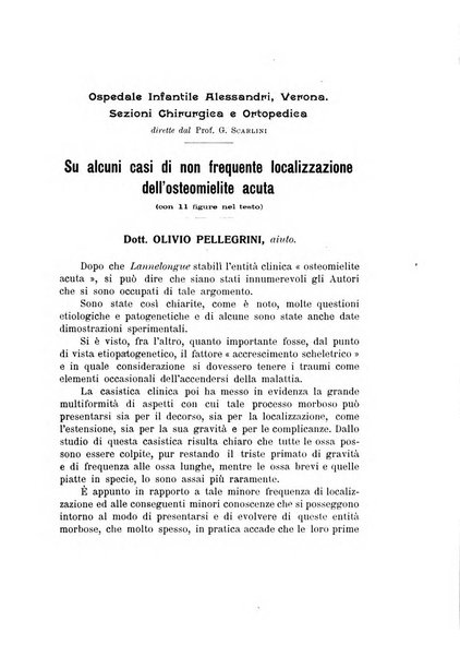 Archivio di ortopedia pubblicazione ufficiale del Pio istituto dei rachitici <1924-1950>