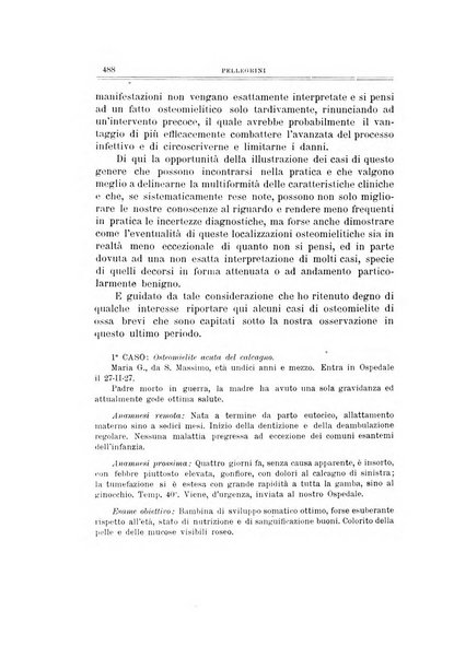 Archivio di ortopedia pubblicazione ufficiale del Pio istituto dei rachitici <1924-1950>