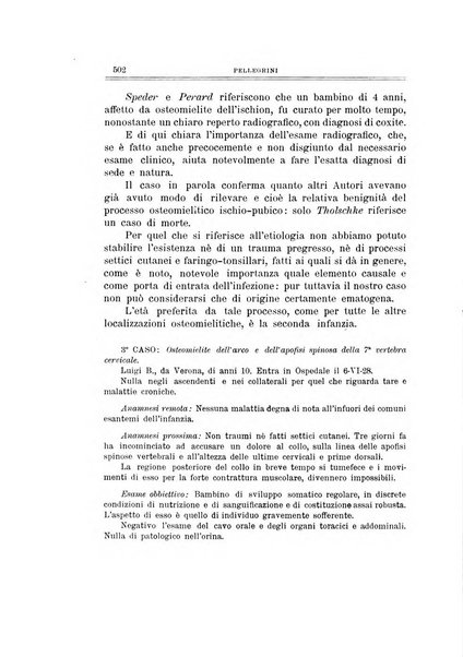 Archivio di ortopedia pubblicazione ufficiale del Pio istituto dei rachitici <1924-1950>