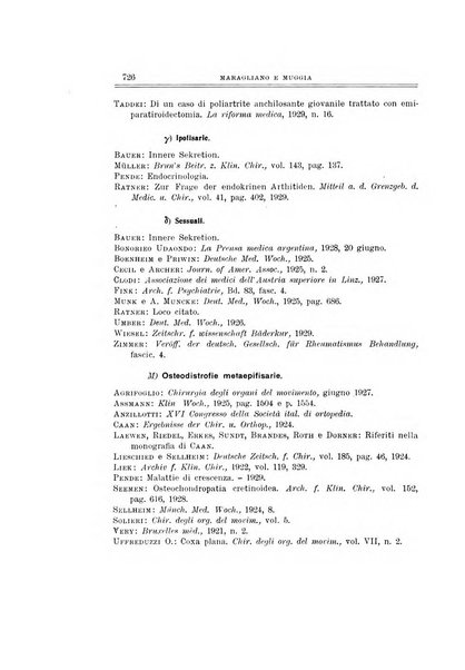 Archivio di ortopedia pubblicazione ufficiale del Pio istituto dei rachitici <1924-1950>