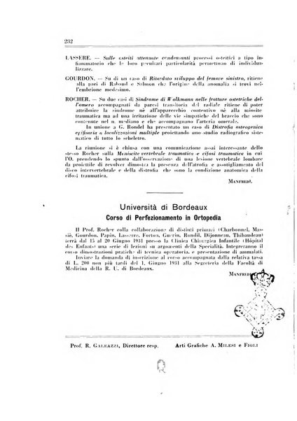 Archivio di ortopedia pubblicazione ufficiale del Pio istituto dei rachitici <1924-1950>