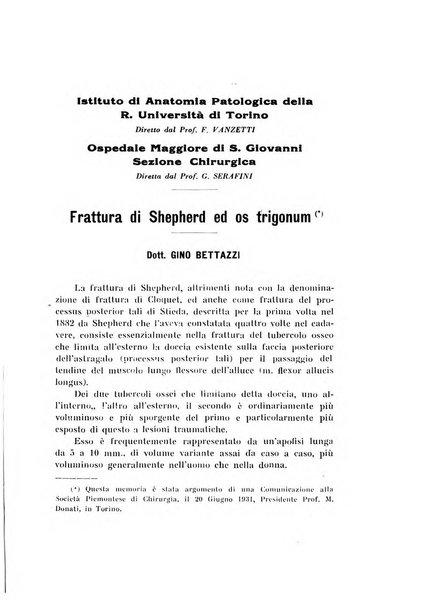 Archivio di ortopedia pubblicazione ufficiale del Pio istituto dei rachitici <1924-1950>