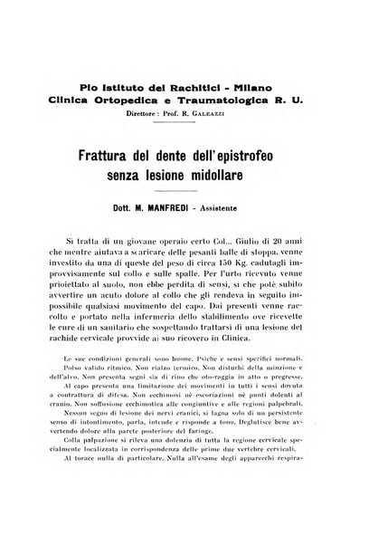 Archivio di ortopedia pubblicazione ufficiale del Pio istituto dei rachitici <1924-1950>