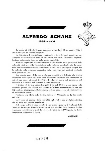 Archivio di ortopedia pubblicazione ufficiale del Pio istituto dei rachitici <1924-1950>