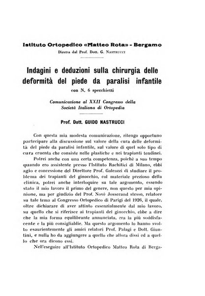 Archivio di ortopedia pubblicazione ufficiale del Pio istituto dei rachitici <1924-1950>